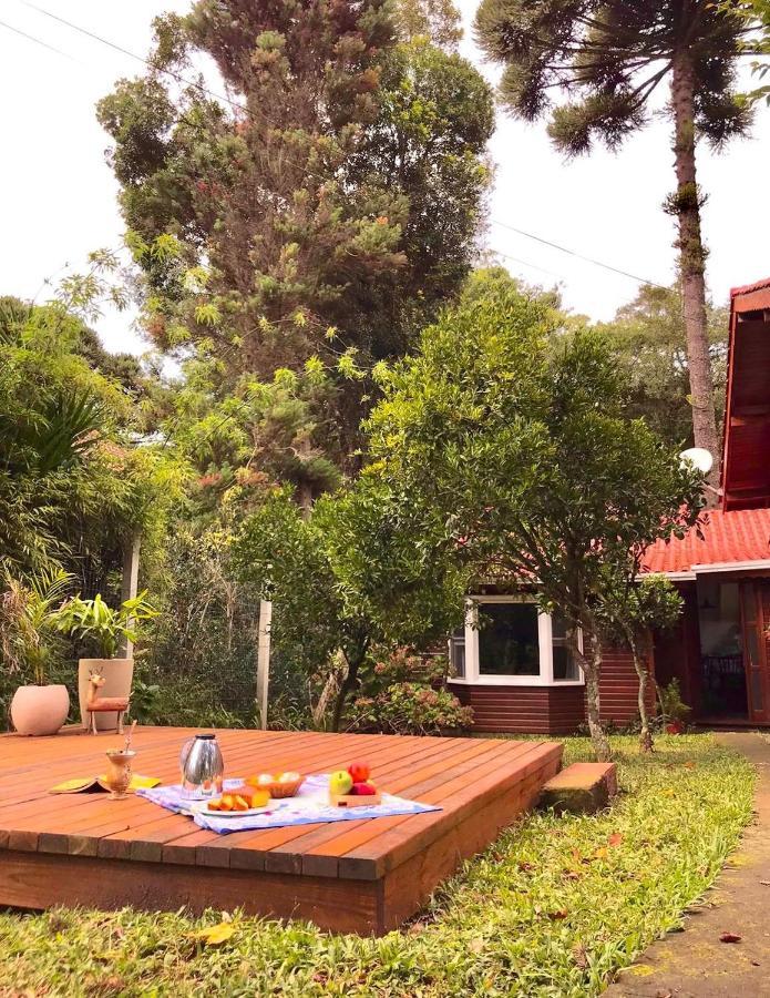 הוילה Casa Calandra Chale Colonial De Madeira Na Serra Gaucha, Canelars מראה חיצוני תמונה